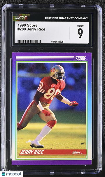 1990 Score Jerry Rice #200 CGC 9