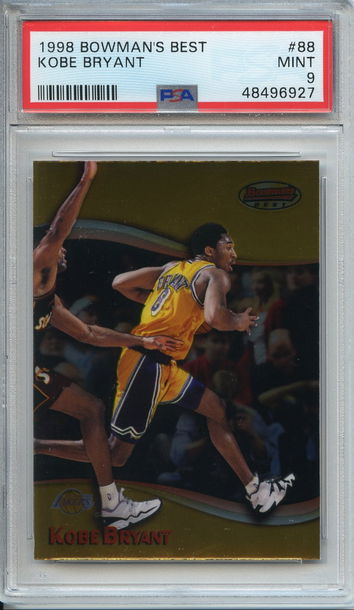 Kobe Bryant 1998 Bowman's Best PSA 9 NEP