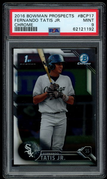 2016 Bowman Chrome Prospects BCP17 Fernando Tatis Jr. Pre Rookie RC PSA 9 MINT
