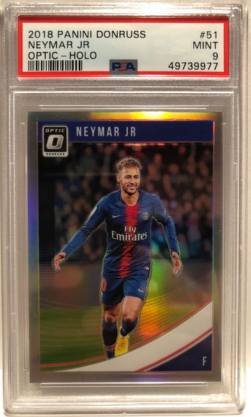 2018 donruss optic neymar jr holo silver (from hk)