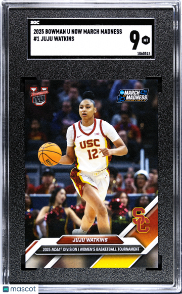 2025 Bowman U Now March Madness Juju Watkins #1 SGC 9
