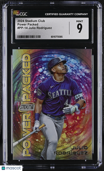 2024 Stadium Club Julio Rodriguez #PP-14 Power Packed CGC 9