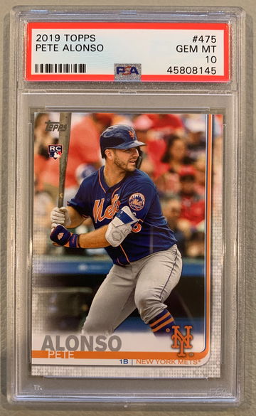 2019 Topps ROOKIE Pete Alonso PSA 10 Gem Mint