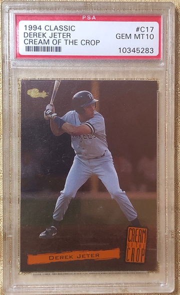 1994 Classic Derek Jeter Cream of the Crop Insert PSA 10 Gem Mint 