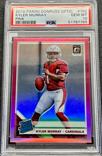 2019 Kyler Murray Panini Donruss Optic Pink #152 PSA 10 GEM MINT Rookie Card RC Arizona Cardinals