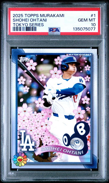 2025 Topps X Takashi Murakami Tokyo Series Shohei Ohtani #1 PSA 10