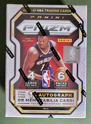 2020-21 Panini Prizm Basketball Sealed Blaster Box