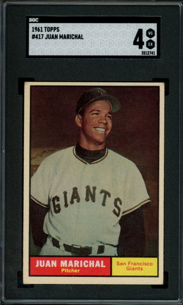 1961 Topps Juan Marichal SGC VG-EX 4