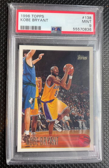 1996 Topps Kobe Bryant PSA 9