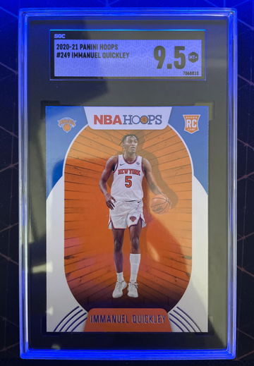 2020-21 Panini Hoops #249 Immanuel Quickley SGC 9.5
