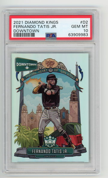 💎🔥 2021 Panini Diamond Kings Fernando Tatis Jr. Padres Downtown SSP 📈🦁POP 3