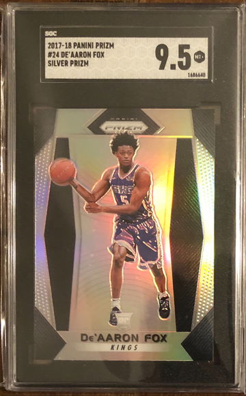 De’Aaron Fox Prizm Silver RC SGC 9.5