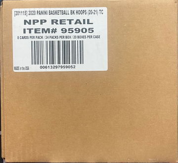 2020-21 Panini Hoops Retail 20 Box Case