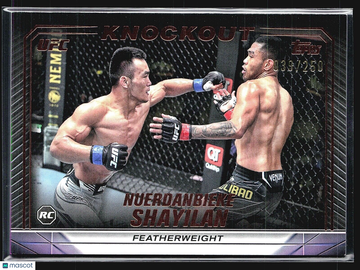 2000 2024 Topps Chrome UFC Bryce Mitchell #36 BGS 9 Auto Not Available