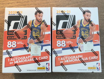 (2) 2020-2021 Donruss Basketball Blaster Box