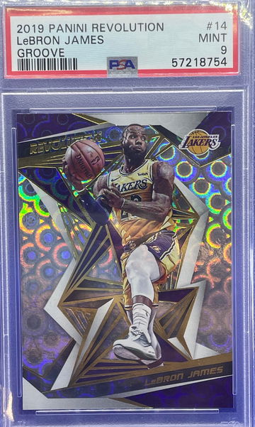 2019 Panini Revolution Groove #14 LeBron James PSA 9 MINT Los Angeles Lakers SP