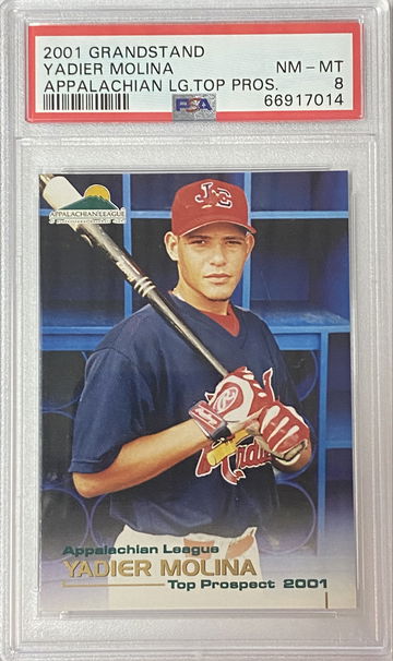 2001 GRANDSTAND APPALACHIAN LEAGUE TOP PROSPECT YADIER MOLINA