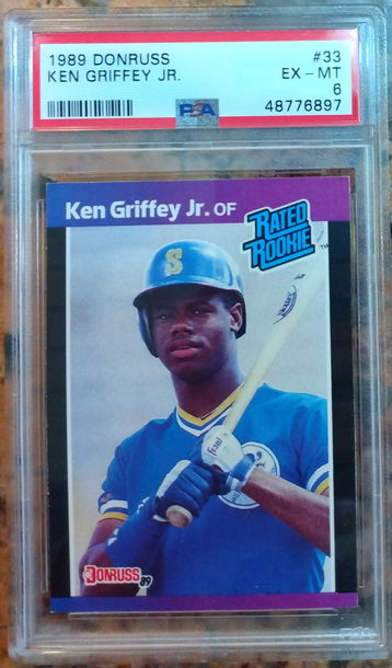 1989 Donruss Ken Griffey Jr. PSA 6