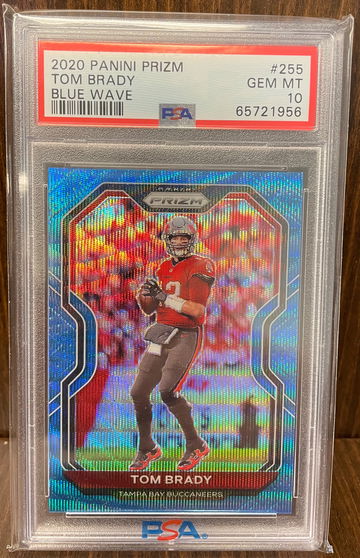 2020 Tom Brady Prizm Blue Wave /199 PSA 10 Gem Mint SP