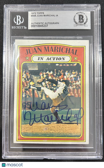 1972 Topps Juan Marichal IA #568 BVG 0