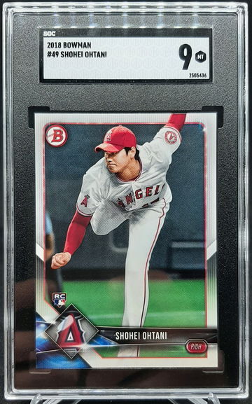 2018 Bowman Shohei Ohtani #49 SGC 9