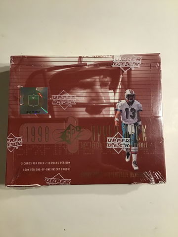 1998 SPx Upper Deck Football 🏈 series 2 Box