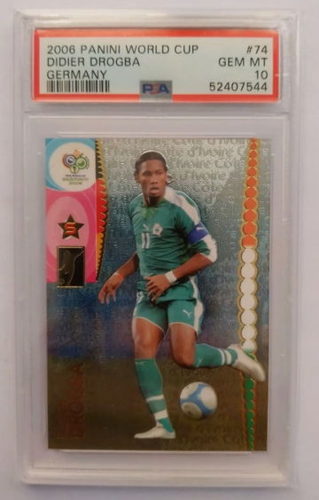 2006 Panini World Cup Didier PSA 10 (SHIPS TRACKED FROM CANADA)