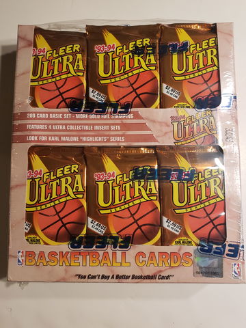 1993-94 Fleer Ultra Basketball 🏀 Series 1 Jumbo Box