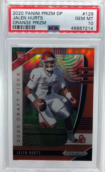 2020 Prizm DP Jalen Hurts Orange Prizm