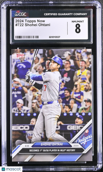 2024 Topps Now Shohei Ohtani #722 CGC 8