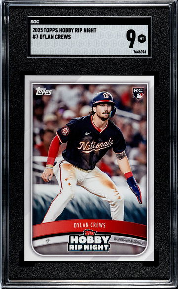 2025 Topps Hobby Rip Night #7 Dylan Crews SGC 9