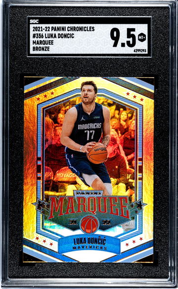 2021-22 Panini Chronicles #356 Luka Doncic Marquee Bronze SGC 9.5