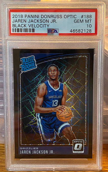 2018 Donruss Optic Jaren Jackson Jr. Black Velocity /39 PSA 10