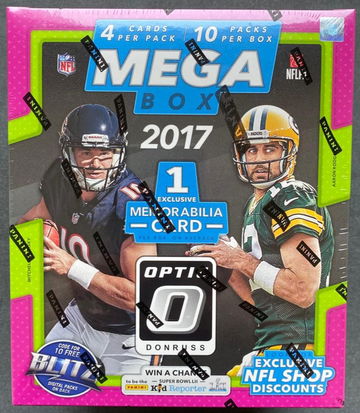 2017 Donruss Optic  Football Mega Box (ships from Hong Kong)