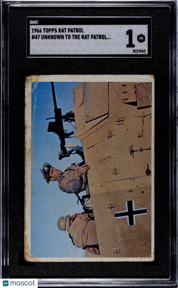 1966 Topps Rat Patrol Unknown To The Rat Patrol.. . #47 SGC 1