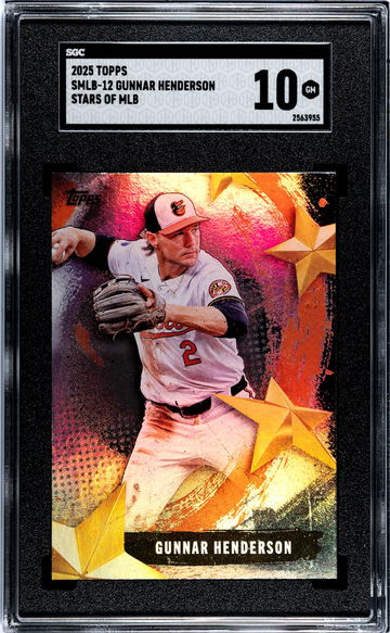 2025 Topps Stars of MLB Gunnar Henderson #SMLB-12 SGC 10