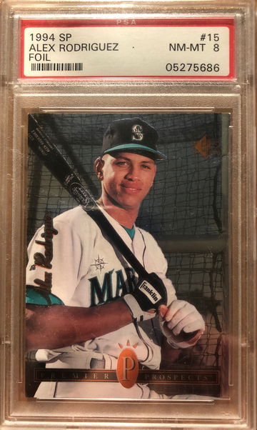 Alex Rodriguez 1994 SP Foil upper deck rookie #15 RC psa 8
