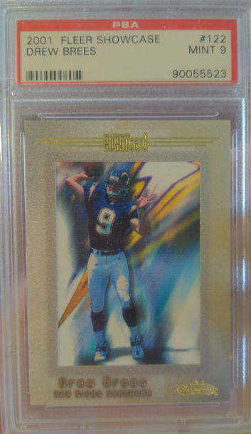 2001 Fleer Showcase Drew Brees #122  079/500