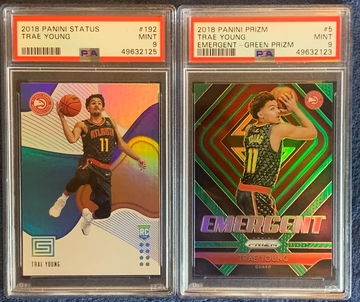 (2) Trae Young 2018 Status/Prizm
