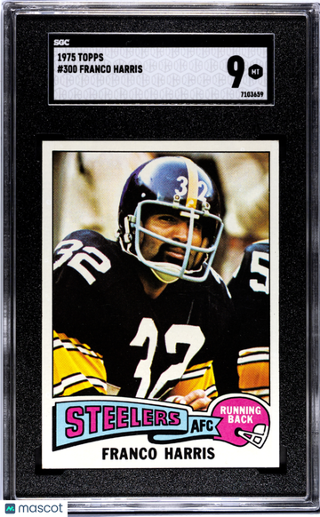 1975 Topps Franco Harris #300 SGC 9
