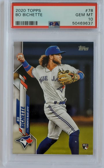 2020 Topps Series 1 Bo Bichette #78 PSA 10