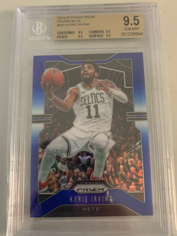 2019 Panini Prizm Blue /199 Kyrie Irving Bgs 9.5