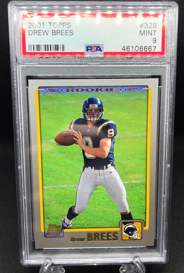 Drew Brees Topps RC PSA 9
