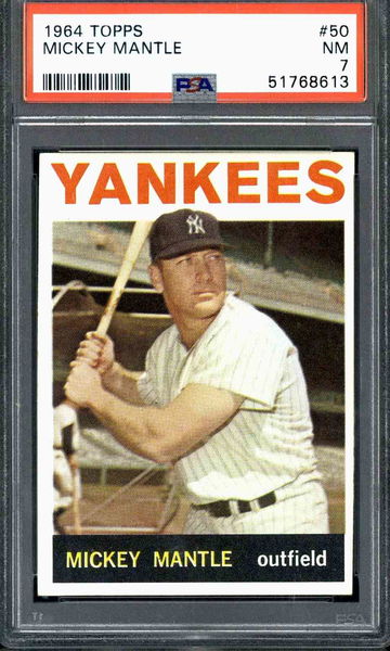 1964 Topps #50 Mickey Mantle