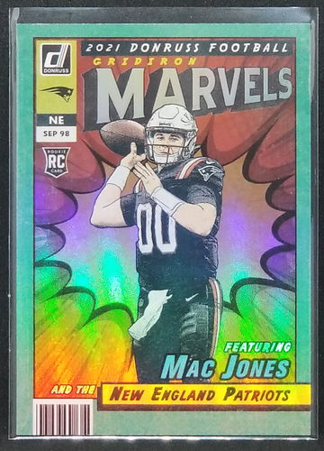 2021 Donruss Gridiron Marvels Mac Jones RC SSP Rookie