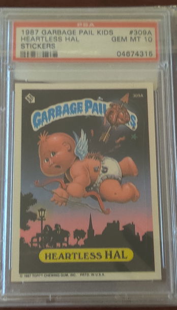 1987 Original Series GPK HEARTLESS HAL #309A PSA 10 GEM MINT!!