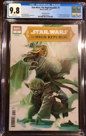 Star Wars: The High Republic #1 CGC 9.8 Hans Variant Cover