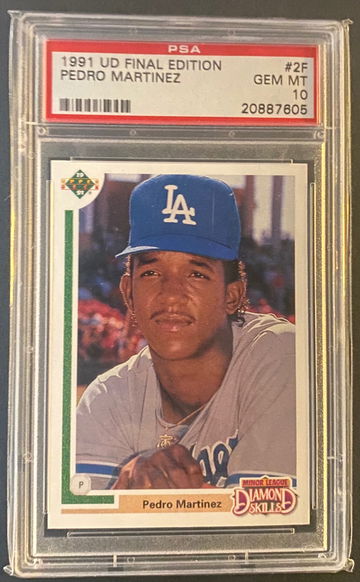 1991 Upper Deck Final Edition #2F Pedro Martinez PSA 10 Rookie RC