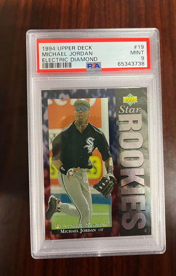 1994 Upper Deck Michael Jordan Electric Diamond PSA 9