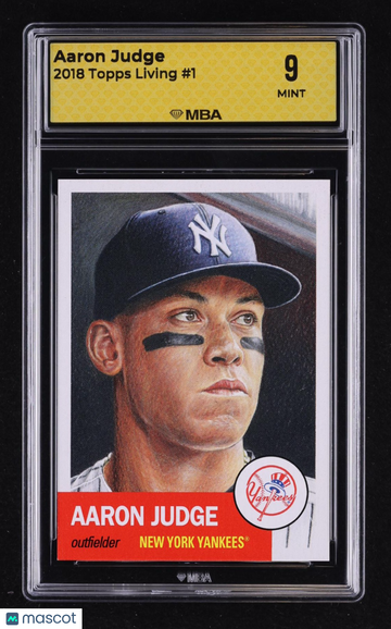 2018 Topps Living Aaron Judge #1 MBA 9